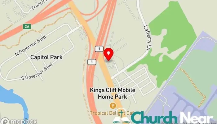 map of Calvary Revival Worship Center Church, Association / Organization in Dover