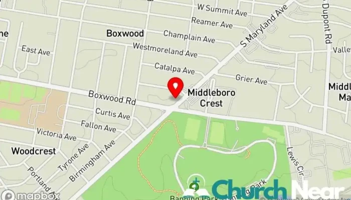 map of Ebenezer Love Fellowship Church Church in Wilmington