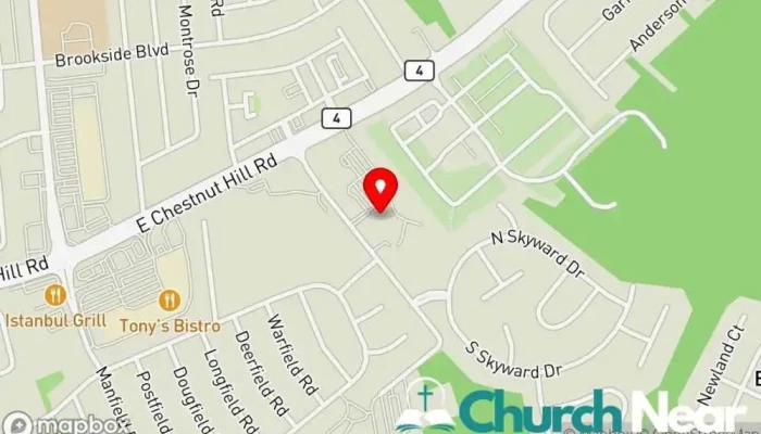 map of Holy Family Religious Center Catholic church in Newark