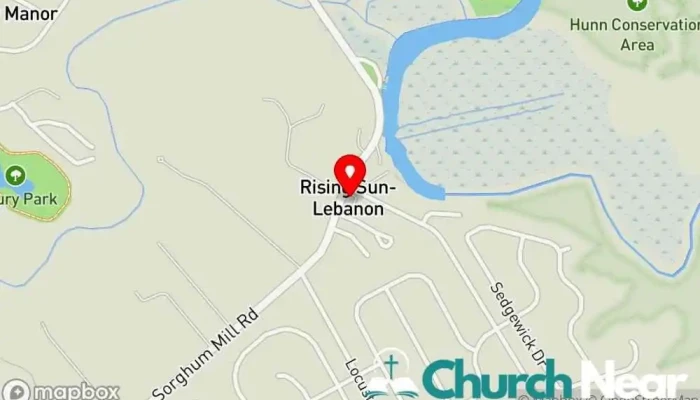 map of Lebanon Wesleyan Church Wesleyan church in Dover
