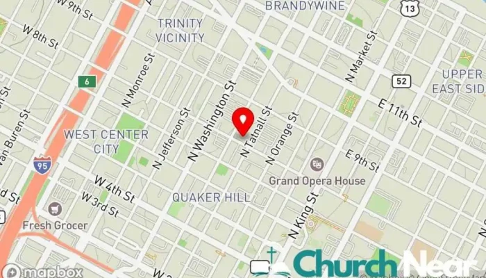 map of Life Worth Living Church Christian church in Wilmington