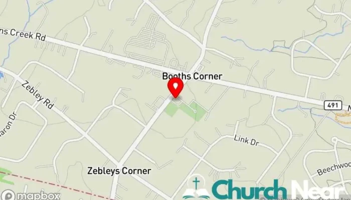 map of Siloam United Methodist Church Methodist church in Garnet Valley