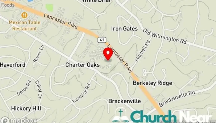 St Mary Of The Assumption Roman Catholic Church Map - Hockessin
