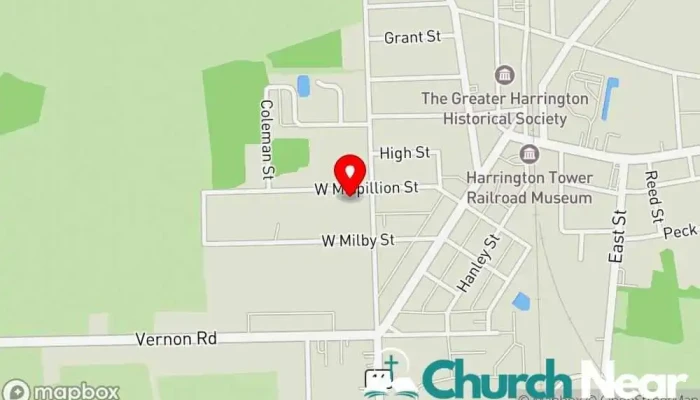 St Paul Ame Church -  Map - Harrington
