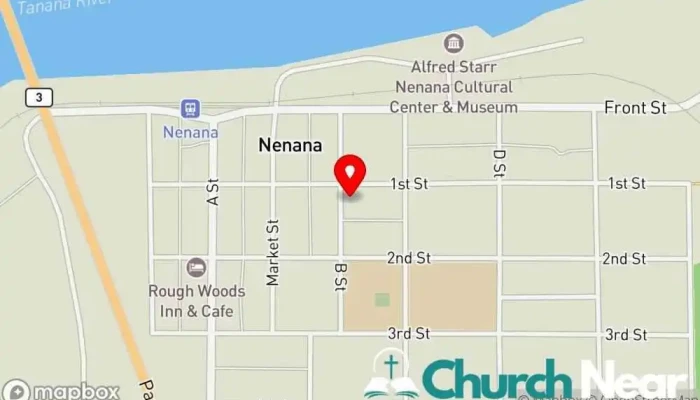 St Theresas Catholic Church Map - Nenana
