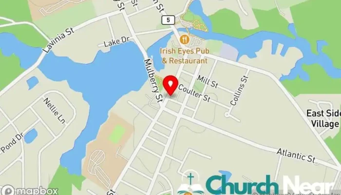 The Episcopal Church Of St John The Baptist Map - Milton