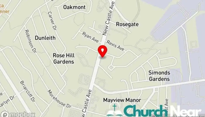 The United House Of Prayer For All People -  Map - New Castle