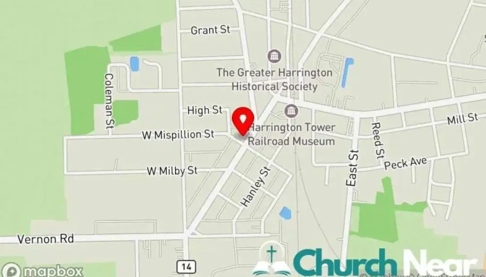 Trinity United Methodist Church -  Map - Harrington