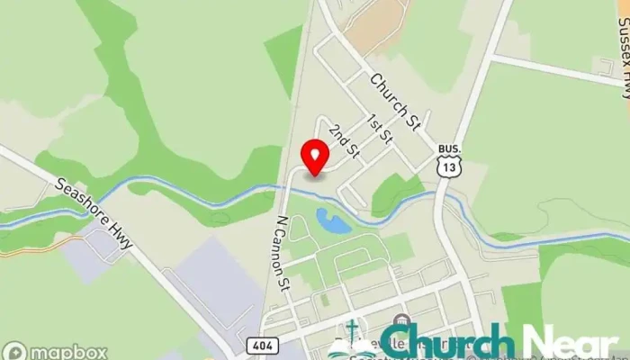 map of Williams Chapel Church Church in Bridgeville