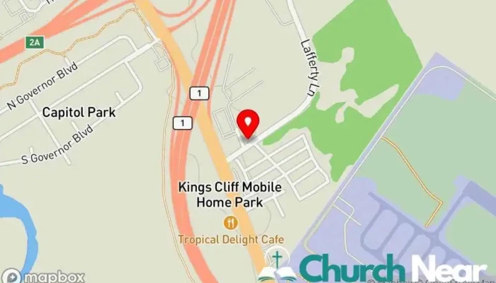 map of Word of Life Faith Ministries Church in Dover